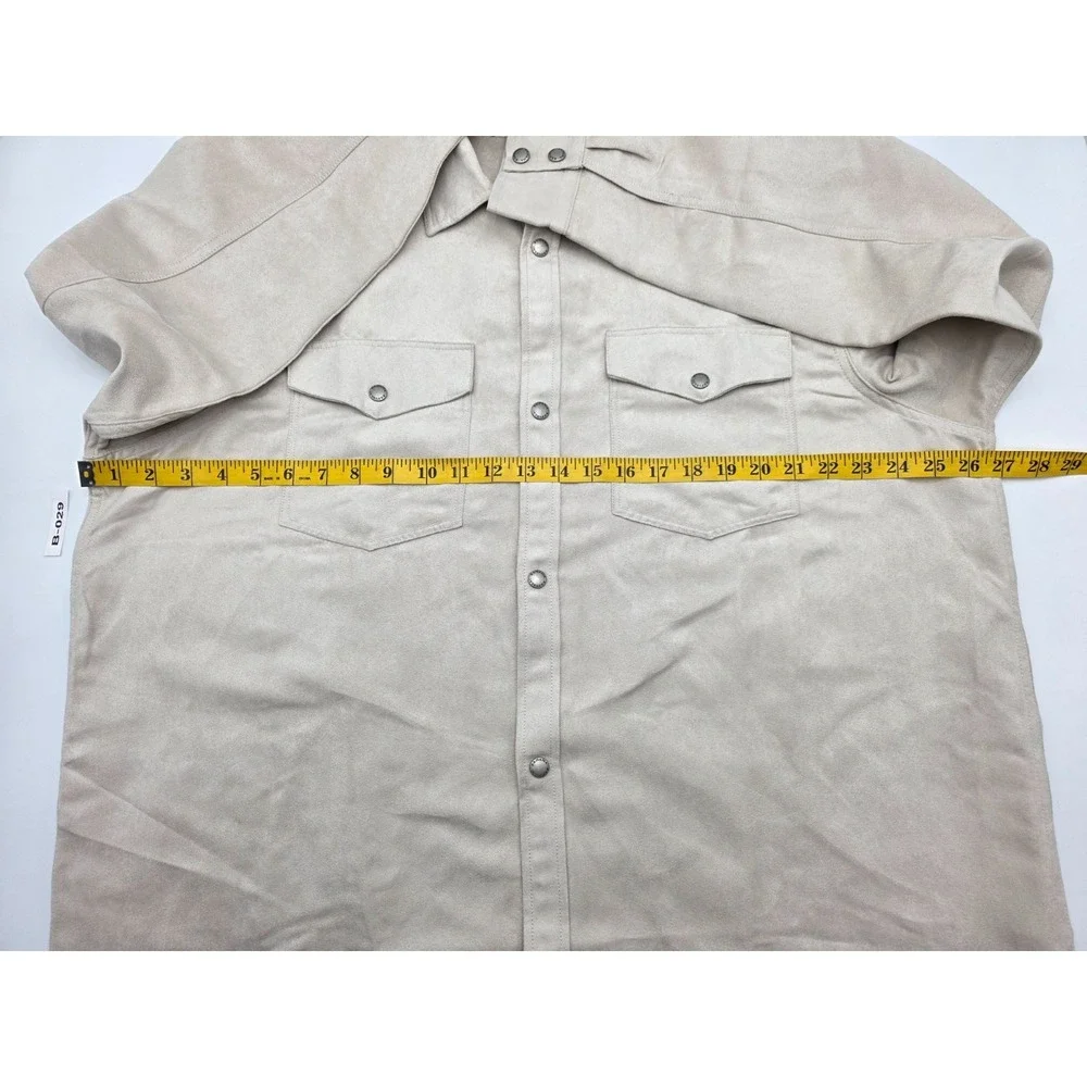 BANANA REBUPLIC MENS‎ BUTTON DOWN SHIRT XL STANDARD FIT CREAM